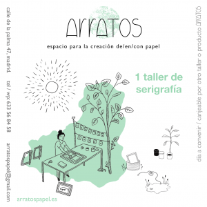 Tarjeta regalo serigrafía